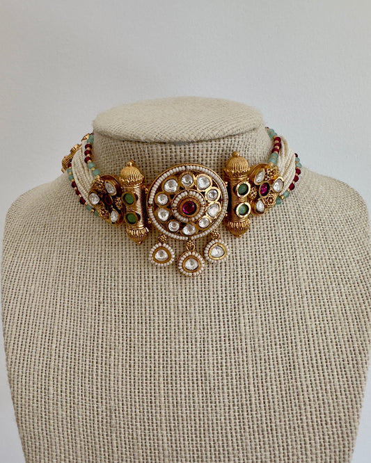 SAIGE CHOKER SET - Premium Necklace from Chaand + Bali - Just $89! Shop now at Chaandbali