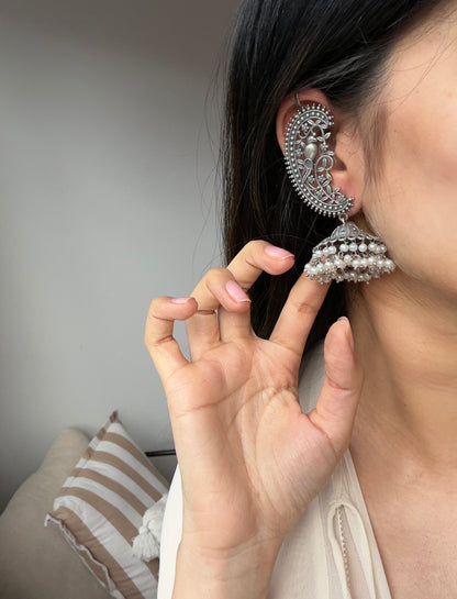NOORANI CUFF JHUMKA EARRINGS