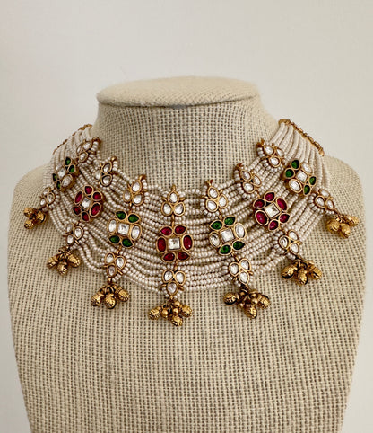 MISBA NECKLACE SET - Premium Necklace from Chaand + Bali - Just $175! Shop now at Chaandbali