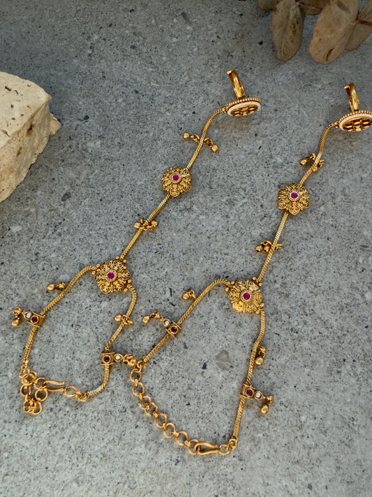 NAYAN HAND CHAIN SET-HATHPHOOL