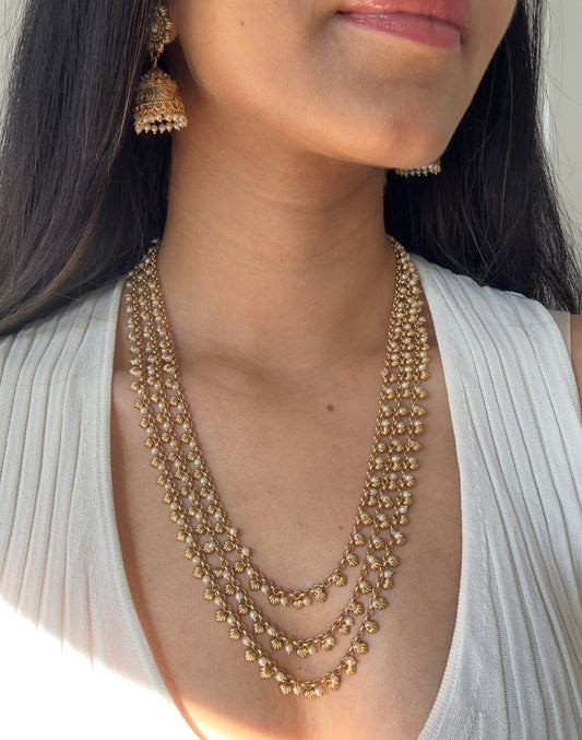 AMELIA LAYERED NECKLACE - Premium Necklace from Chaand + Bali - Just $95! Shop now at Chaandbali