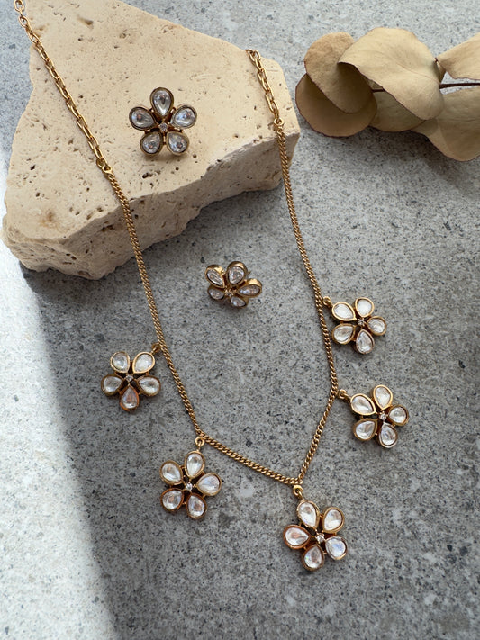 IRIS CHAIN SET - Premium Necklace from Chaand + Bali - Just $69! Shop now at Chaandbali