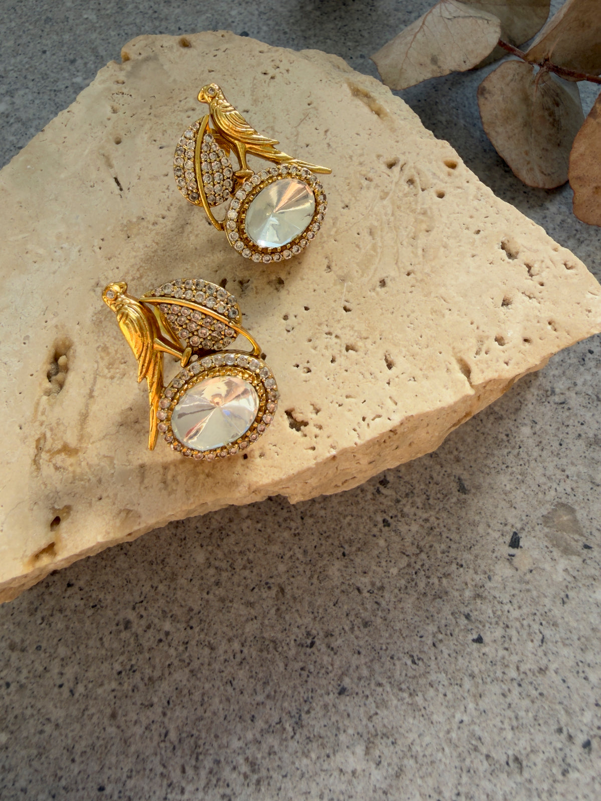 PARROT STUD EARRINGS