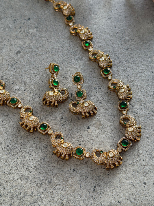 ELEPHANT ROYALE NECKLACE SET