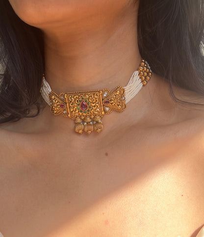 MAPLE CHOKER SET - Premium Necklace from Chaand + Bali - Just $69! Shop now at Chaandbali