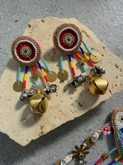 MATSYA CHARM NECKLACE WITH EARRINGS