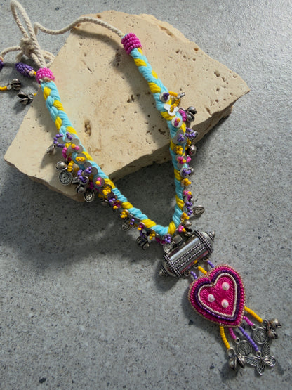 AMOUR NECKLACE WITH EARRINGS