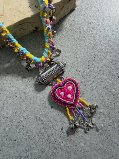 AMOUR NECKLACE WITH EARRINGS