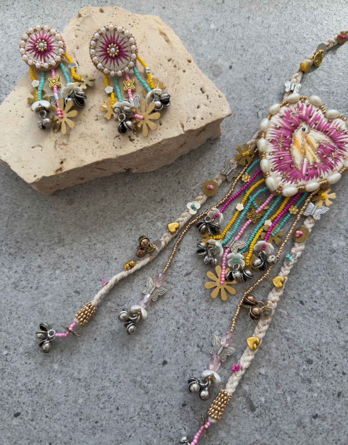 LOVE POTION NECKLACE WITH EARRINGS