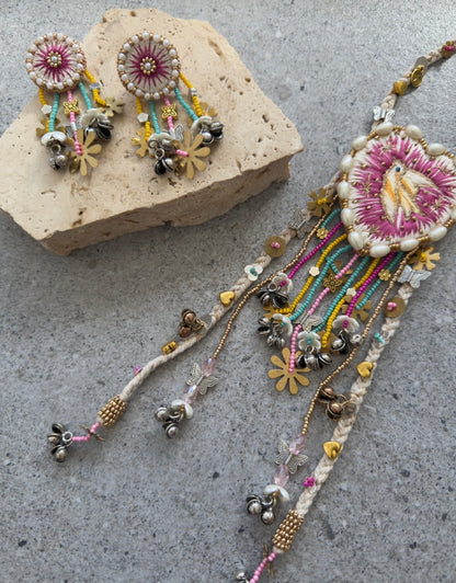 LOVE POTION NECKLACE WITH EARRINGS