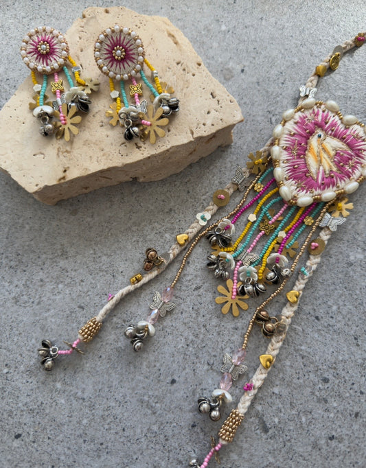 LOVE POTION NECKLACE WITH EARRINGS