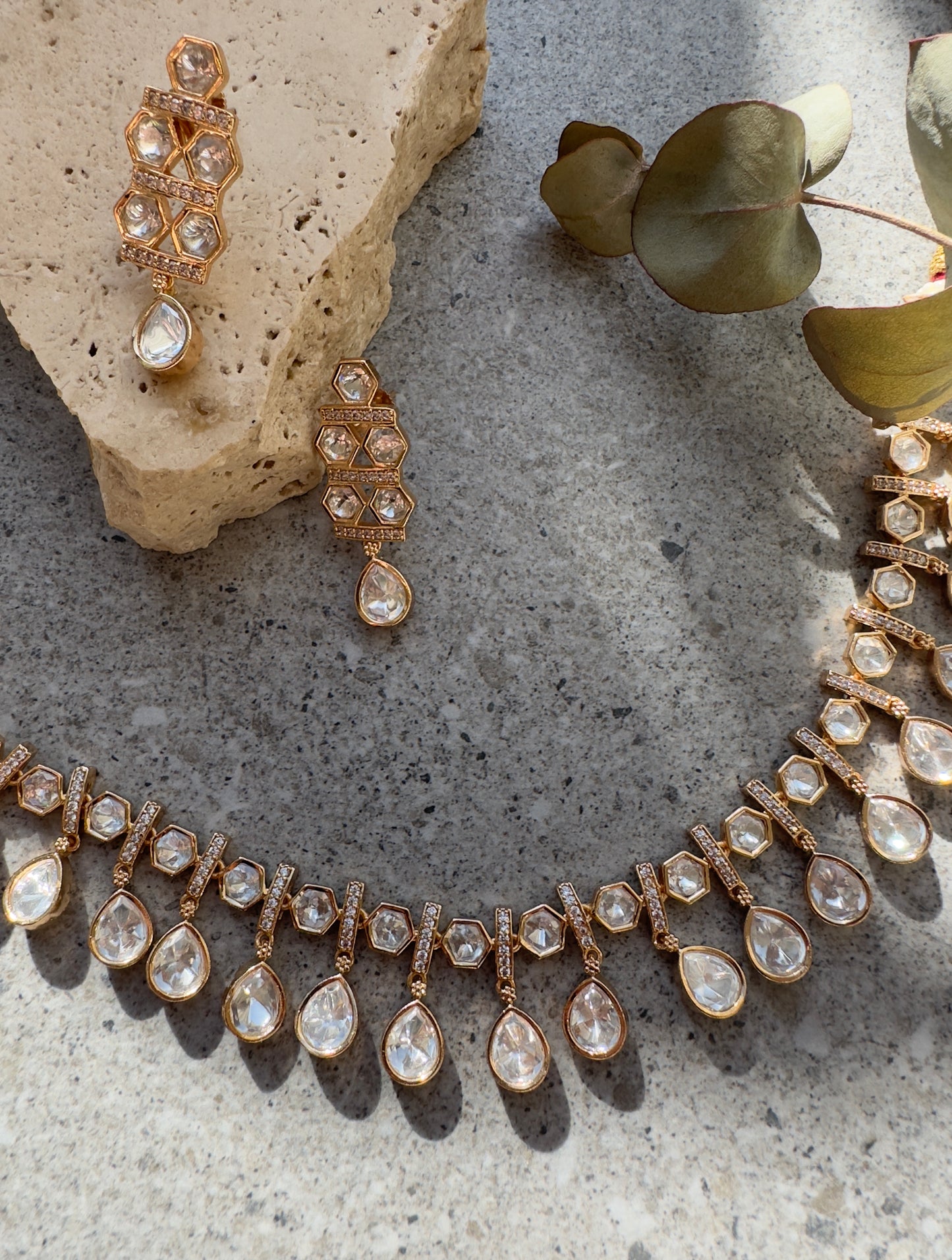 REYA NECKLACE SET - Premium Necklace from Chaand + Bali - Just $115! Shop now at Chaandbali