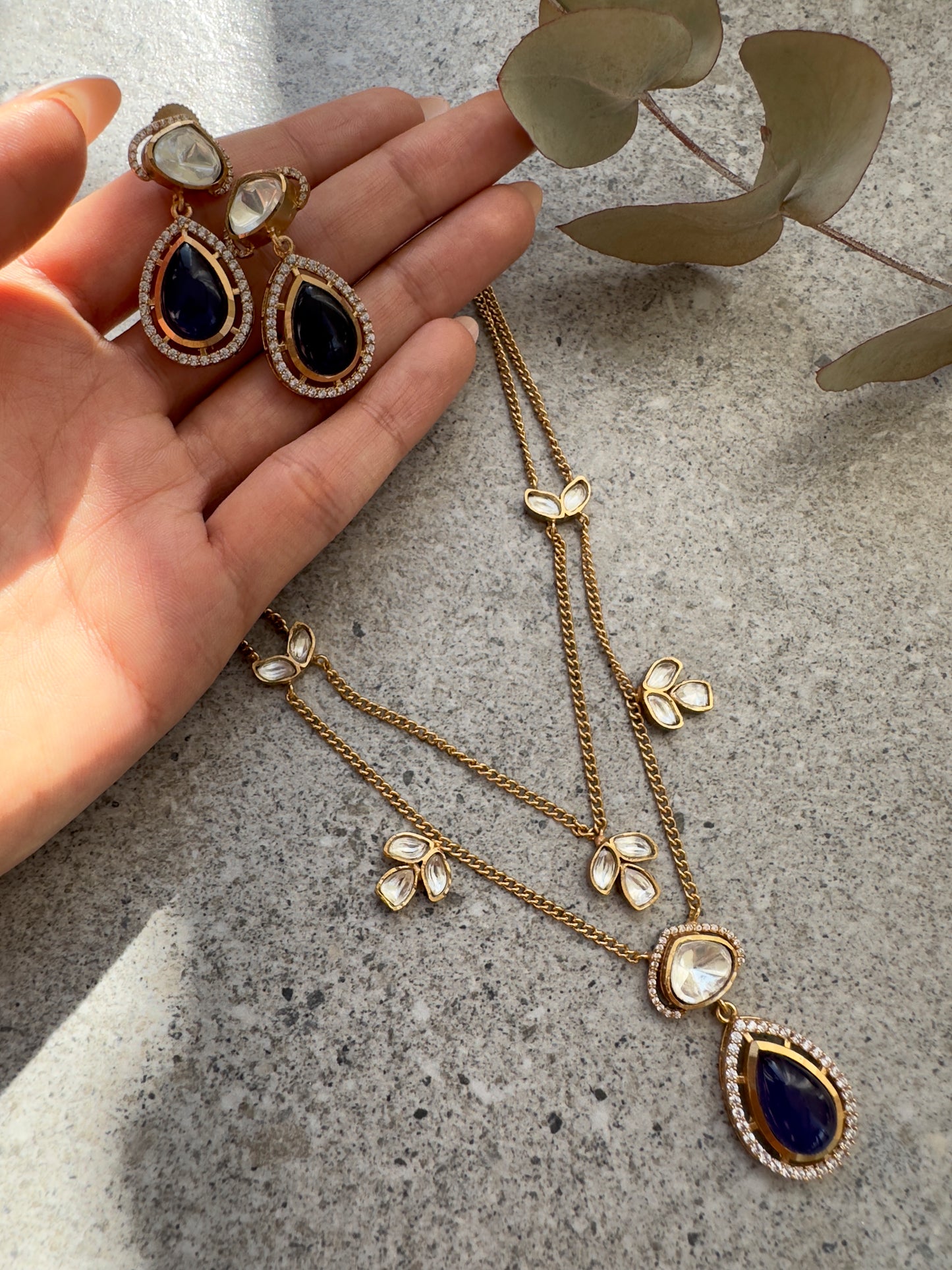 LAYA CHAIN SET - Premium Necklace from Chaand + Bali - Just $75! Shop now at Chaandbali