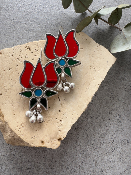 LOTUS DROP EARRINGS