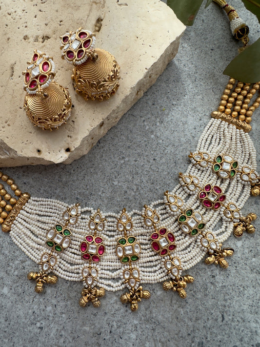MISBA NECKLACE SET - Premium Necklace from Chaand + Bali - Just $149! Shop now at Chaandbali