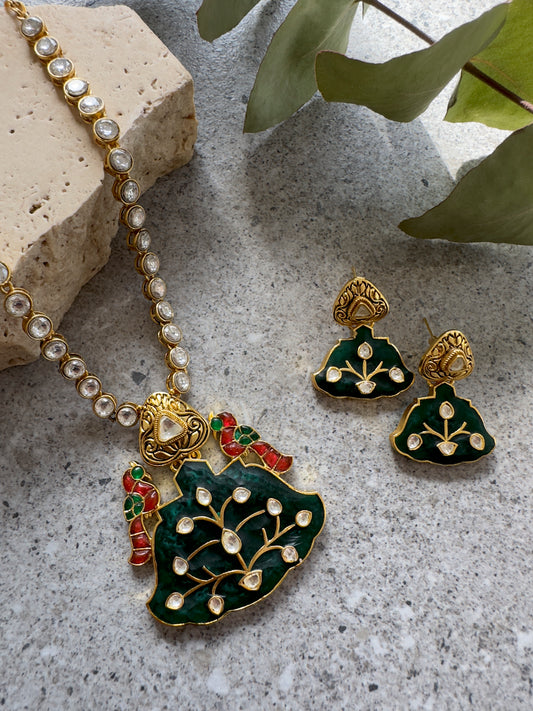 NOORA NECKLACE SET - Premium Necklace from Chaand + Bali - Just $125! Shop now at Chaandbali