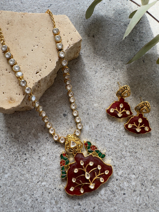 NOORA NECKLACE SET - Premium Necklace from Chaand + Bali - Just $125! Shop now at Chaandbali