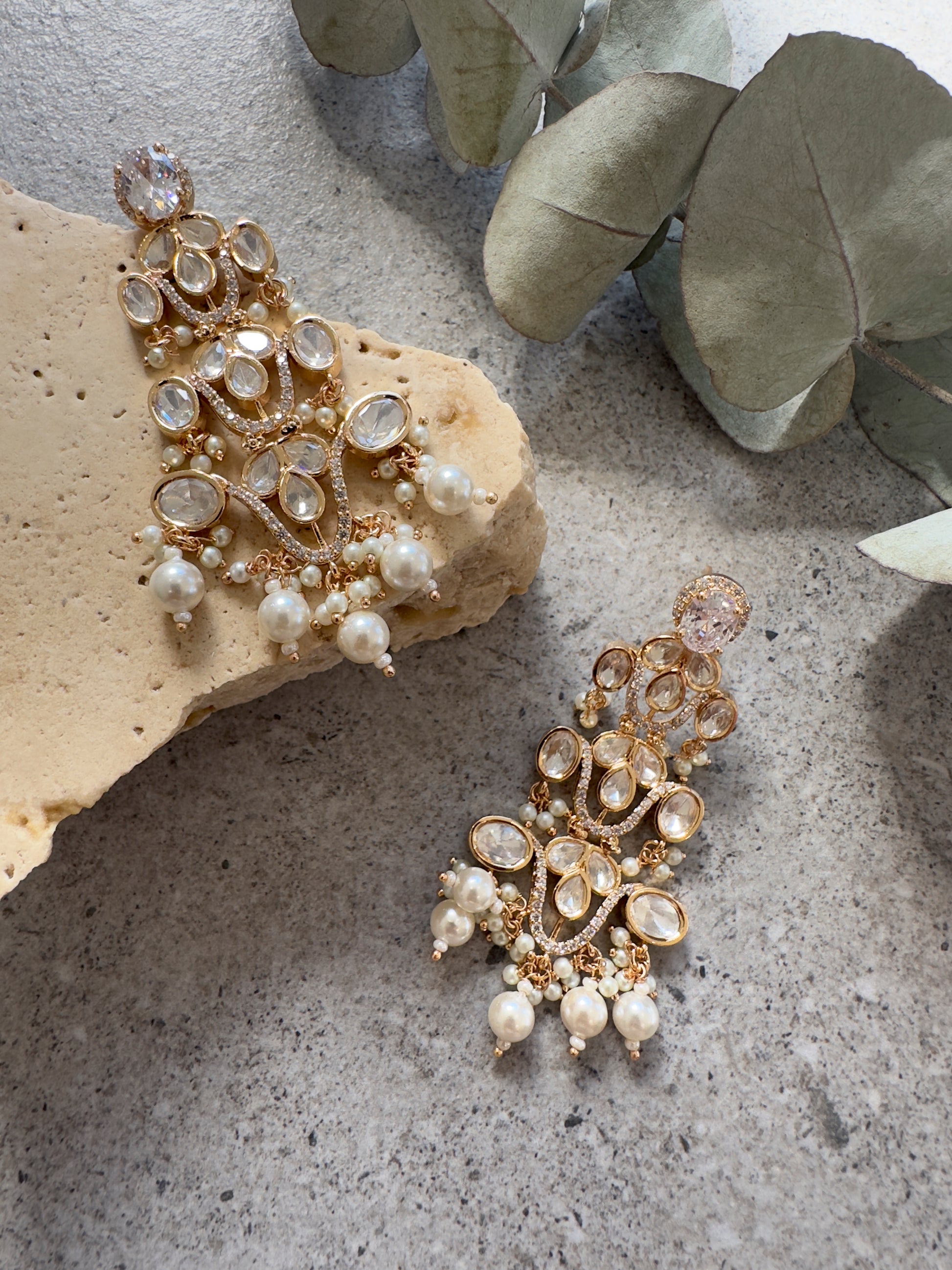 PETAL EARRINGS - Premium Earrings from Chaand + Bali - Just $85! Shop now at Chaandbali