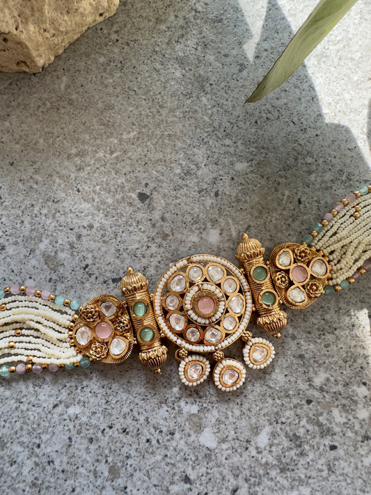 SAIGE CHOKER SET - Premium Necklace from Chaand + Bali - Just $89! Shop now at Chaandbali