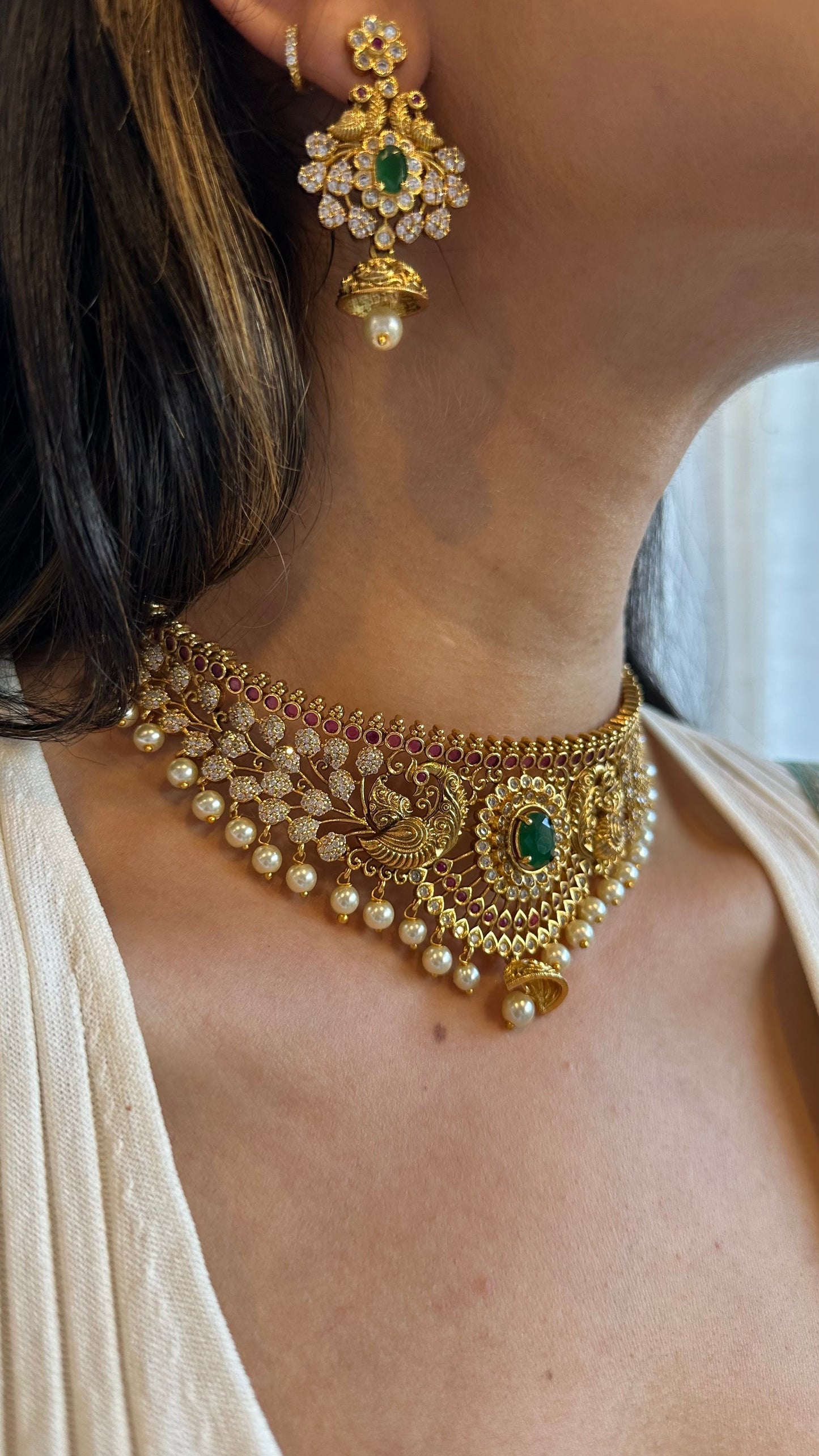 SARIA CHOKER SET - Premium Necklace from Chaand + Bali - Just $119! Shop now at Chaandbali