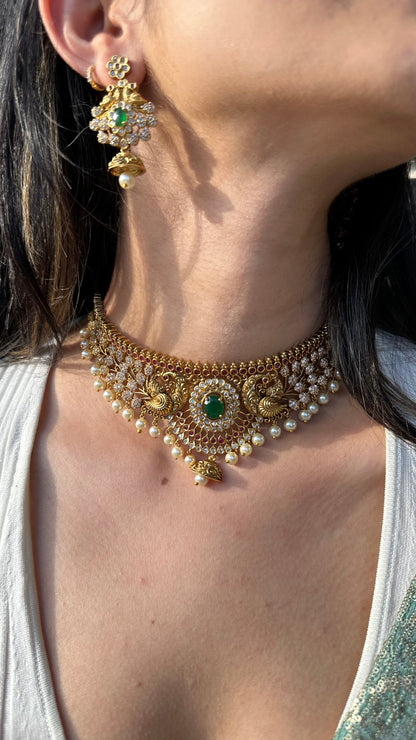 SARIA CHOKER SET - Premium Necklace from Chaand + Bali - Just $119! Shop now at Chaandbali