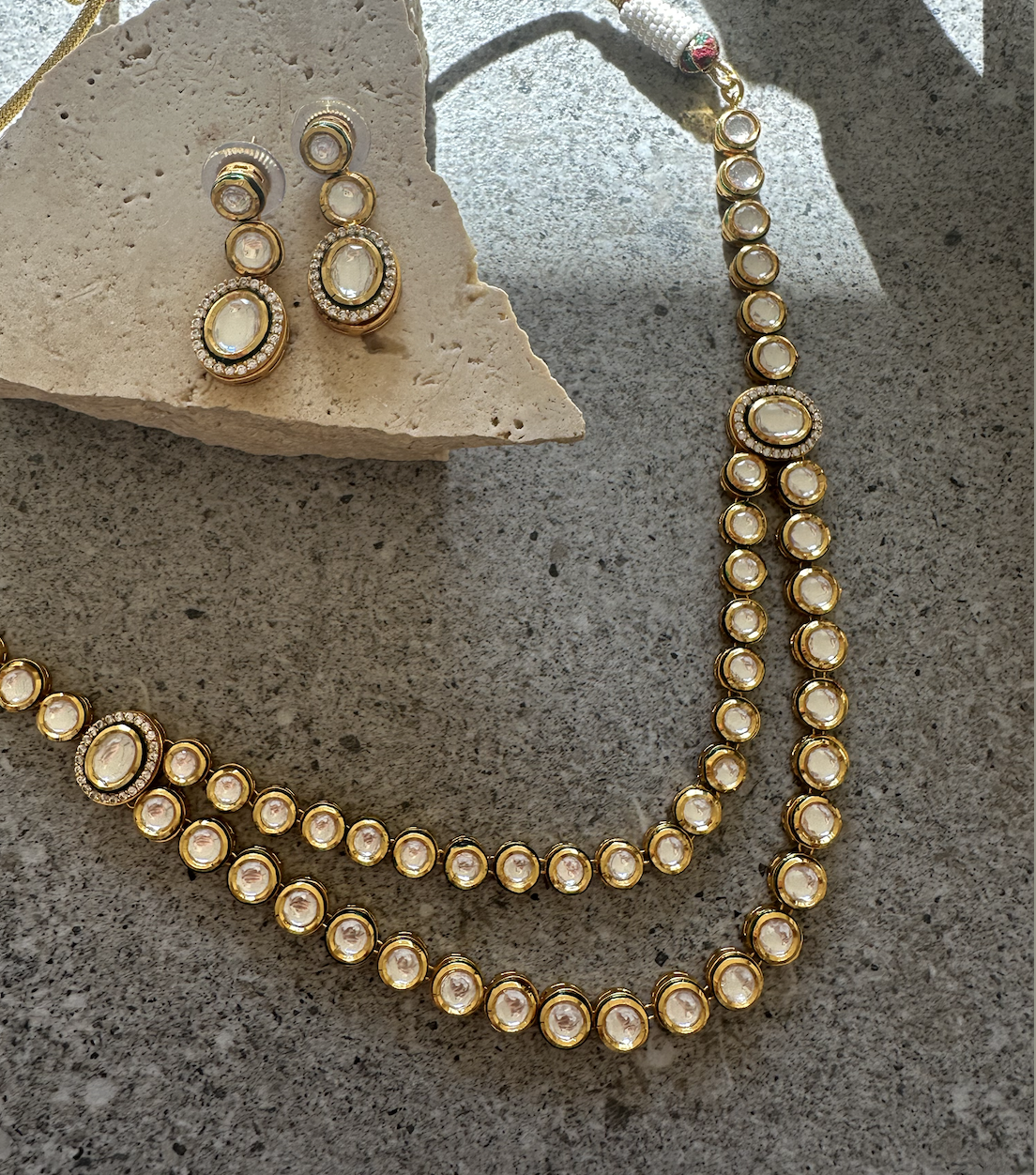 NAILA NECKLACE SET - Premium Necklace from Chaand + Bali - Just $129! Shop now at Chaandbali