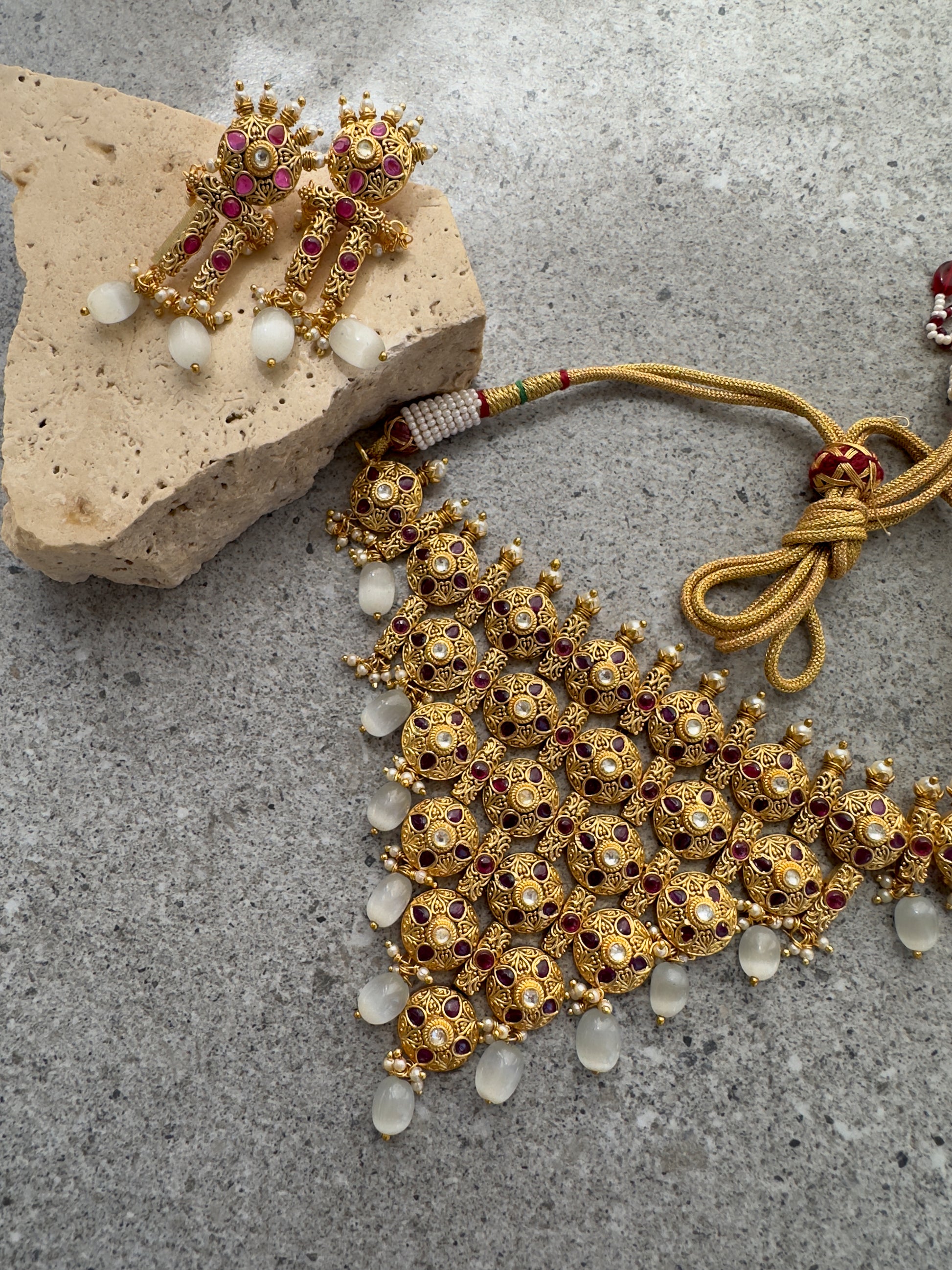 TISYA CHOKER SET - Premium Necklace from Chaand + Bali - Just $139! Shop now at Chaandbali