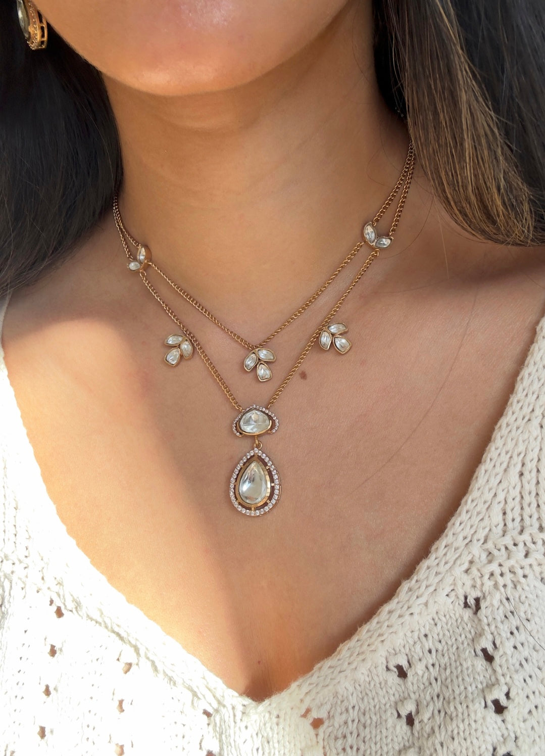 LAYA CHAIN SET - Premium Necklace from Chaand + Bali - Just $75! Shop now at Chaandbali