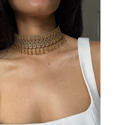 AHLAM CHOKER SET - Premium Necklace from Chaand + Bali - Just $129! Shop now at Chaandbali